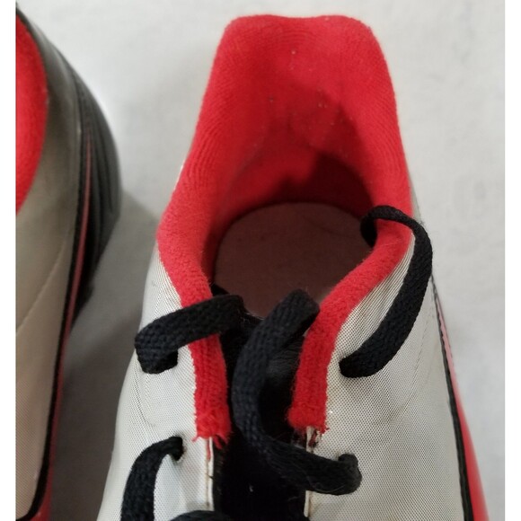 Nike Medio FG US 11 Black Red White Cleats 442122-061 Year 2011 - Picture 8 of 10